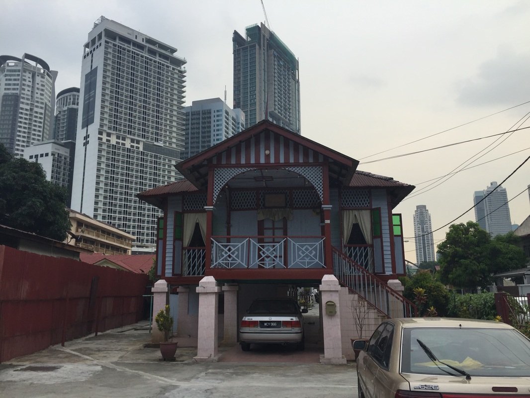 Kampung Bharu geleneksel Malay evi