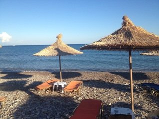 Samos Adası manzarası