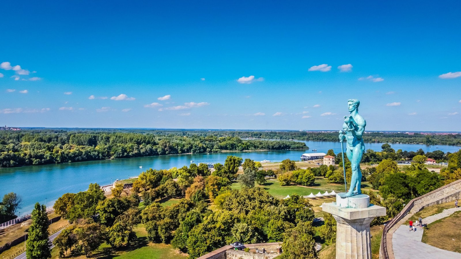Belgrad, Kalemegdan ve Tuna-Sava manzarası